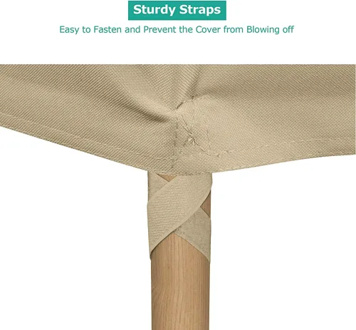 Miniatura 5 de SunPatio Paquete de 2 fundas para sillas de exterior, resistentes e impermeables, para asientos profundos, protección para todo tipo de clima