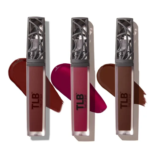 Miniatura 28 de The Lip Bar - Lápiz labial líquido mate sin parar, Volver a lo negro (negro) - Alto pigmento - Una pasada - De larga duración - Aceite de jojoba