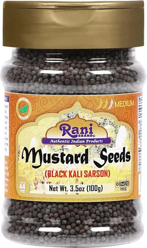 Miniatura 16 de Rani - Semillas de mostaza molida, especias en polvo (Rai Sarson) 3 onzas (3.00 oz) tarro de PET ~ Todo natural Apto para gluten Sin OMG