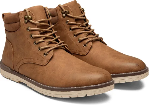 Miniatura 4 de Vostey Botas de senderismo impermeables para hombre, botas chukka casuales para hombres