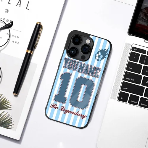 Miniatura 6 de Fundas de teléfono personalizadas con nombre y número personalizados - iPhone 5 6 7 8 11 12 13 14 Pro Max Plus Mini Xr Xs SE Samsung S20 S21 S22 S23