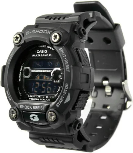Miniatura 4 de CASIO - Reloj de cuarzo acrílico para hombre con correa de resina, color negro, 18 (modelo GW-7900B-1ER)