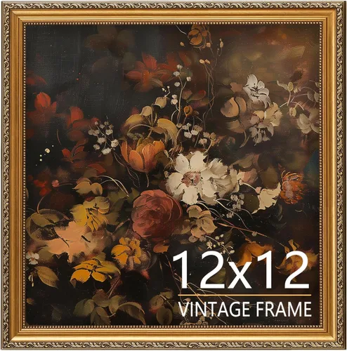 Miniatura 35 de Marco de fotos de 8 x 10 pulgadas, marco de fotos dorado bronce vintage para mesa y montaje en pared, marco de fotos antiguo de 8 x 10 pulgadas