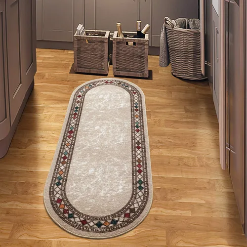 Miniatura 43 de Antep Rugs - Alfombras modernas con bordes, antideslizantes (antideslizante), de perfil bajo con respaldo de goma, para cocina, juego de 2 piezas