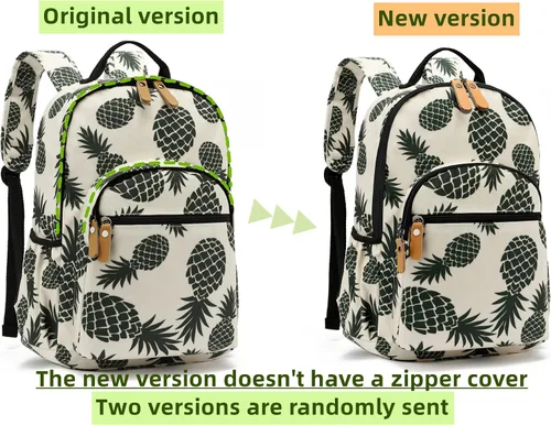 Miniatura 108 de Leaper Mochila para laptop para mujer: linda mochila floral para escuela, universidad, viajes, trabajo, mochila ligera para niños, Negro margarita