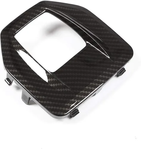 Miniatura 7 de Pieza de repuesto de fibra de carbono ABS para Alfa Romeo Giulia Stelvio 2017 2018 2019 Interior del coche consola central cambio panel cubierta