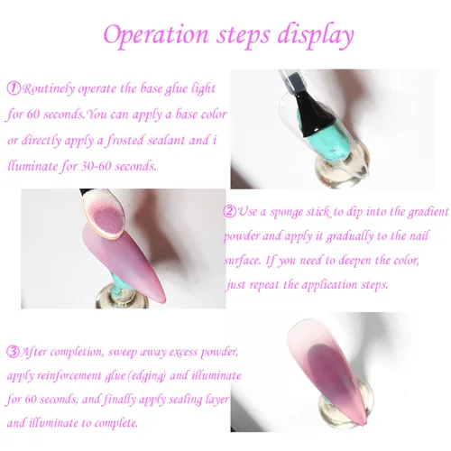 Miniatura 3 de Juego de polvos de pigmentos de uñas de 16 colores para crear un impresionante arte de uñas degradado con tonos brillantes, accesorios perfectos