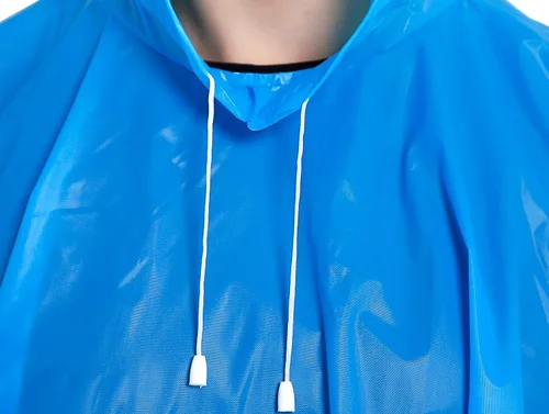 Miniatura 24 de ANTVEE Ponchos de lluvia para adultos, impermeable, portátil, reutilizable, paquete de 2 con capucha con cordón, se mantiene seco