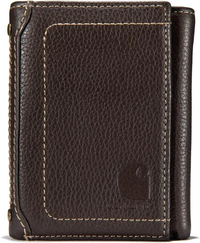 Miniatura 2 de Carhartt Carteras duraderas de tres pliegues, disponibles en estilos de cuero y lona
