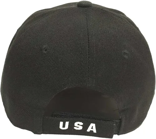 Miniatura 4 de Bandera patriótica de Estados Unidos de América, rojo, blanco, azul, estrellas voladoras, pájaros, gorra de béisbol, bordado 3D