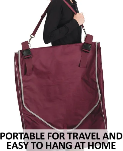 Miniatura 6 de Schneiders Supreme Stall Front Large Horsewear Bag II Poliéster 600D duradero Recubierto de teflón Parte inferior de plexiglás extraíble