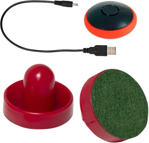 Miniatura 8 de Rechargeable Hover Air Hockey Puck and Paddles, Hover Puck for Any Flat Surface, 2Pcs Air Hockey Strikers