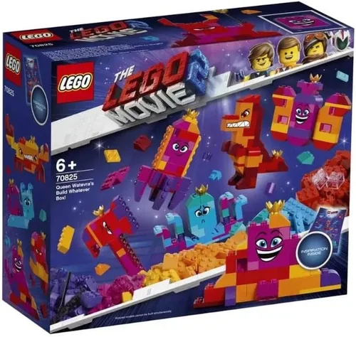 LEGO The Movie 2 Queen Watevra's Build Whatever Box! 70825 Juguete de simulación y kit de construcción creativo para niñas y niños (455 piezas)
