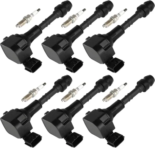 Miniatura 2 de OCPTY Paquete de bobinas de encendido y bujías para Infiniti I35 3.5L/V6 2002-2006 para Nissan Altima 3.5L/V6, 2009-2012 para Suzuki Equator