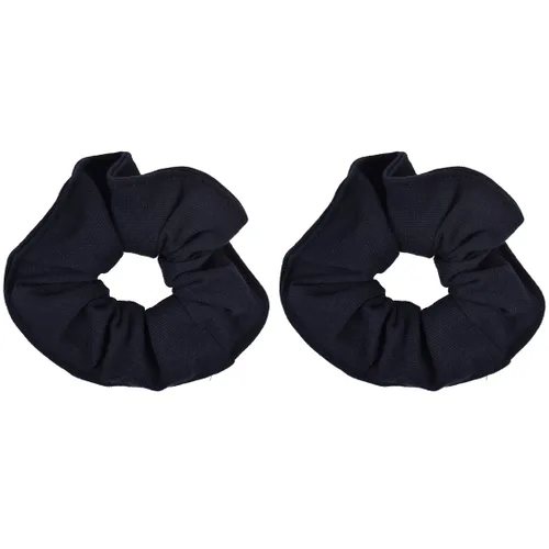 Miniatura 17 de Set of 2 Large Solid Scrunchies (Beige)