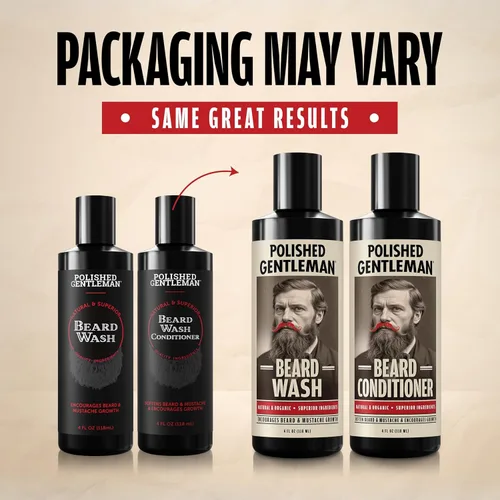Miniatura 2 de Polished Gentleman - Juego de champú y acondicionador para barba, pg-sc, 2