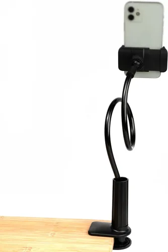 Miniatura 4 de Soporte para teléfono, soporte para cama y cuello de cisne Adjustable Flexible 360° Rotation Cell Phone Clip Holder Lazy Bracket Mount for All