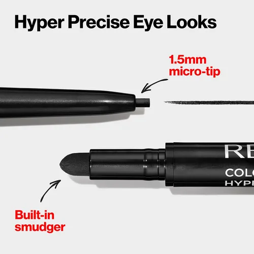 Miniatura 4 de Revlon ColorStay - Delineador de ojos de gel, maquillaje de ojos Micro Hyper Precision con difuminador integrado, impermeable, de larga duración
