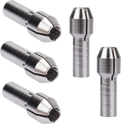 42-77-0400 2460-20 1/8 In Herramienta Rotativa Collet Fit para Dremel Color Plata (5Pcs)