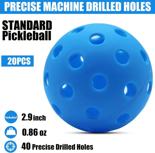 Miniatura 2 de Magicorange Pickleball Balls, 40 Holes Outdoor Pickleballs, High Elasticity & Durable Pickle Balls for All Style Pickleball Paddles