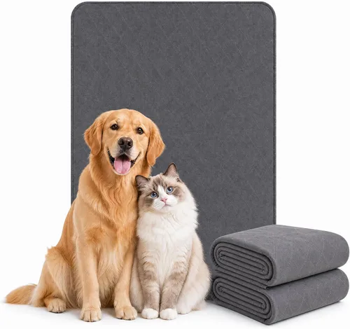 Miniatura 11 de CoolShields - Alfombrilla lavable para orines de cachorro, 72 X 72 extra grande, tapete impermeable para entrenamiento de parto en corralito, jaula