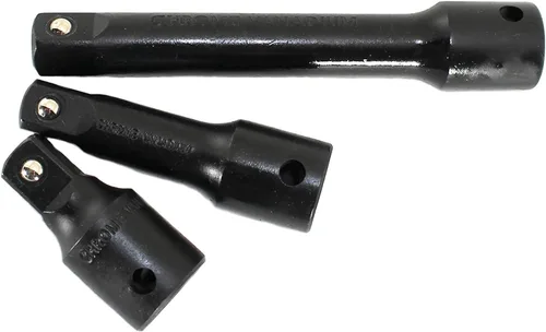 Miniatura 3 de TMAX Juego de barras de extensión de impacto de 1/2 pulgada, Cr-V, 3 piezas de 2, 3, 5 pulgadas de longitud