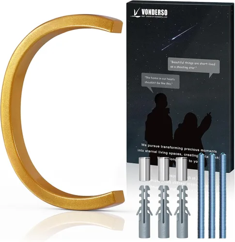 Miniatura 33 de VONDERSO Números flotantes de casa de 5 pulgadas para exteriores, números de dirección modernos de metal antioxidante (3), números de buzón Negro 3