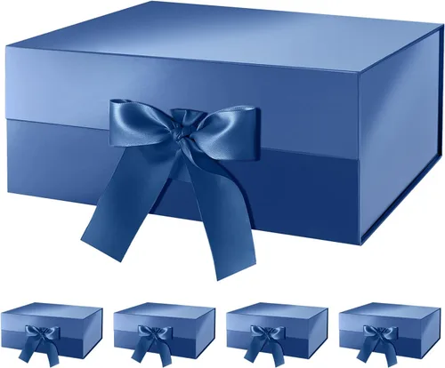 Miniatura 26 de HAPPY POTATO Caja de regalo grande con tapa y cinta, caja de propuesta de padrino, caja de regalo magnética para regalos