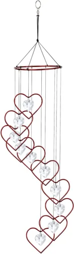 Miniatura 8 de Red Carpet Studios Windchimes - Campanilla de viento móvil en espiral de mariposa, 30 pulgadas de largo, color azul