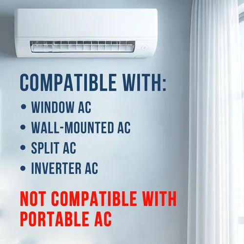 Miniatura 7 de HQRP Mando a distancia universal para aire acondicionado: Ventana AC, Split AC, Mini Split AC etc. Compatible con Gree Midea Fujitsu Mitsubishi Lg