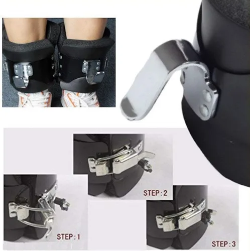 Miniatura 6 de Sutekus Botas de inversión antigravedad - Para abdominales, abdominales sentados, terapia de barra de ganchos, ejercitador de fitness de gimnasio
