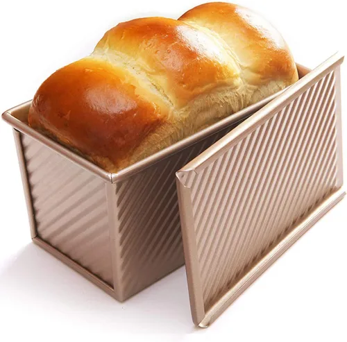 Miniatura 8 de CHEFMADE - Molde con tapa para pan, antiadherente, de acero de carbono, duradero, para hornear, para pastel de carne