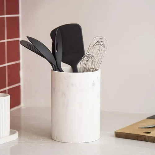 Miniatura 3 de BINO Soporte para utensilios de cocina para encimera, mármol mate Organizador de utensilios Soporte para utensilios de encimera Utensilios