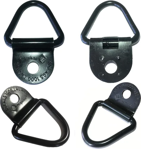 Miniatura 9 de Anclajes de amarre para caja de camión resistente, anillos de enganche para remolques, perno de carga en anillo en V, accesorios de riel