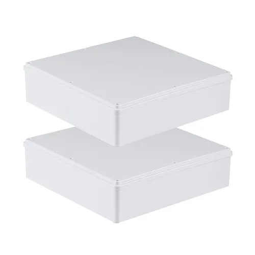 Miniatura 8 de Paquete de 6 cajas de 4" x 4" x 3" de plástico PVC a prueba de polvo e impermeables IP65, cajas de conexiones y conductos para proyectos, gabinete