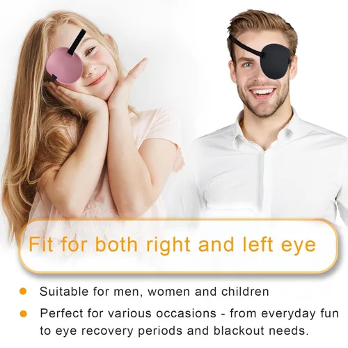 Miniatura 5 de 5 parches para los ojos, parches para los ojos súper suaves, parche médico ajustable para adultos y niños, parches de ambliopía para ojos perezosos