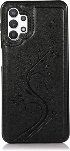 Miniatura 7 de Funda de teléfono para Samsung Galaxy A32 5G de 6.5 pulgadas con protector de pantalla de vidrio templado, tarjetero/tarjetero/cartera, soporte