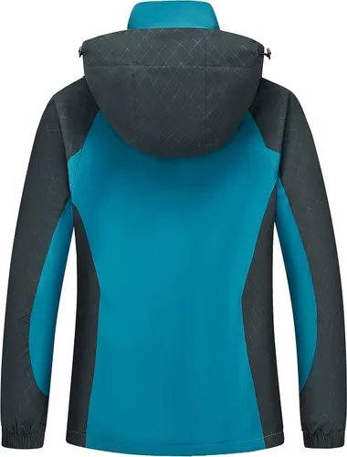 Miniatura 2 de Chaqueta de lluvia Diamond Candy para mujer, con diseño para senderismo, impermeable y ligera, con capucha