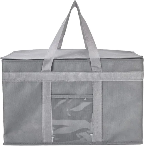 Miniatura 13 de Yalin XXXL - Bolsa térmica grande con aislamiento, enfriador de espuma de poliestireno para mantener los alimentos calientes o fríos, bolsa Negro