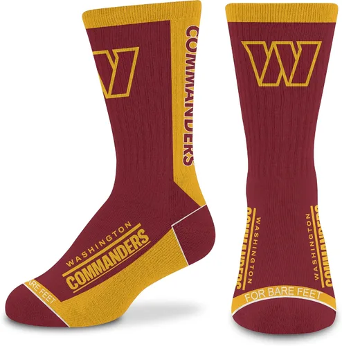 Miniatura 36 de For Bare Feet NFL - Calcetines unisex para niños de la NFL Mvp Crew