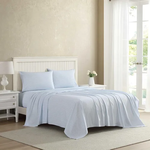 Miniatura 41 de Laura Ashley - Sábanas King, Juego de Ropa de Cama de Percal de Algodón, Ligero y Transpirable para el Hogar (Emogene Naranja Quemado, King)
