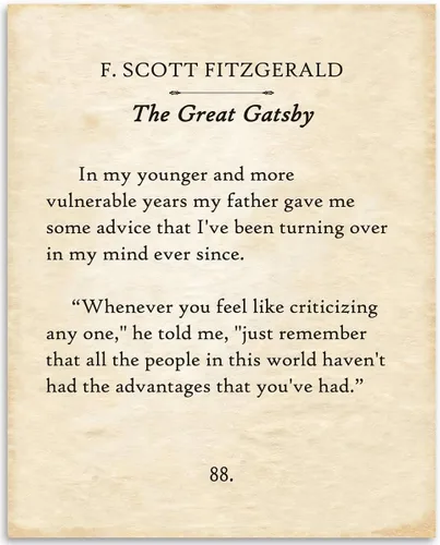 Miniatura 19 de F. Scott Fitzgerald - Por lo que vale la pena - Fondo de aspecto metálico - Impresión de página de libro de tipografía sin marco de 11x14 - Gran