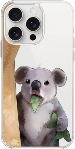 Miniatura 52 de Blingy's Funda para iPhone 15 Pro, lindo estilo de gato con patrón de flor de cerezo divertido diseño de animales de dibujos animados, funda Gato