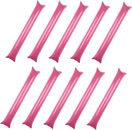Miniatura 10 de 48 unidades de palitos de trueno para animar gruesos Bam Bam Cheerleading Noise Makers Globos para eventos deportivos, baile, baloncesto, fútbol