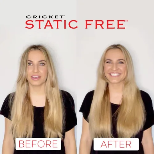 Miniatura 3 de Cricket Static Free Fast Flo Color Vent Hair Brush - Secado rápido y con secador, desenredante y peinado sin encrespamiento - Cerdas antiestáticas