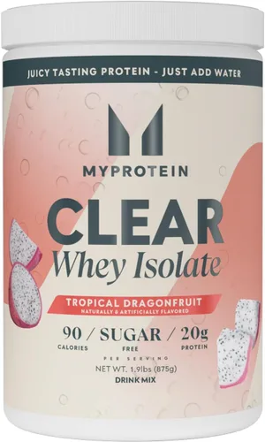 Miniatura 16 de Myprotein Polvo de Proteína Aislada de Suero Claro, 20 Porciones (0.5kg) Sabor Frambuesa Azul, 20g de Proteína por Porción, Mezcla de Bebida