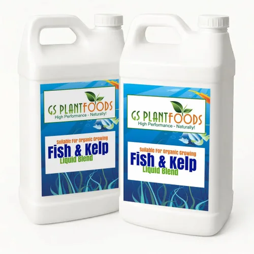 Miniatura 9 de GS Plant Foods Fertilizante Líquido de Pescado y Algas Kelp (1 Galón) – Alimento Vegetal Natural Listado por el Instituto de Revisión