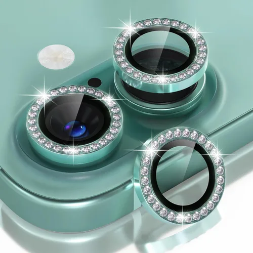 Miniatura 29 de Choiche Compatible para iPhone 15/iPhone 15 Plus Protector de Lente de Cámara Brillante, Vidrio Templado 9H Cubierta de Cámara Protector de Pantalla