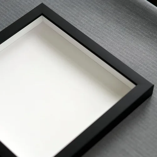 Miniatura 5 de Marco contemporáneo de caja de sombra negra de 14 x 25 pulgadas, profundidad de espacio utilizable, tamaño interior 14 x 25 o 25 x 14 pulgadas