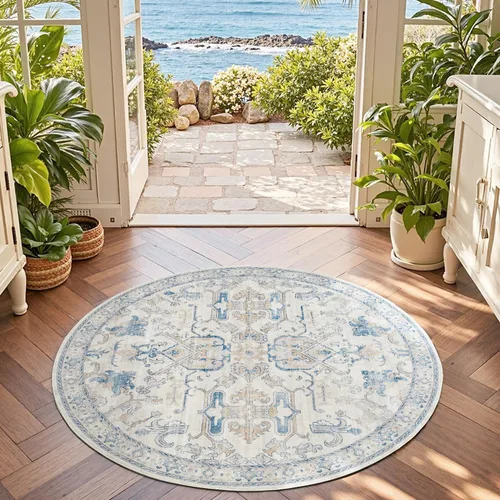 Miniatura 123 de jinchan Lima - Alfombra de pasillo lavable de 2 x 6 pies, antideslizante, de pelo corto, suave, ultrafina, alfombra envejecida para casa de campo